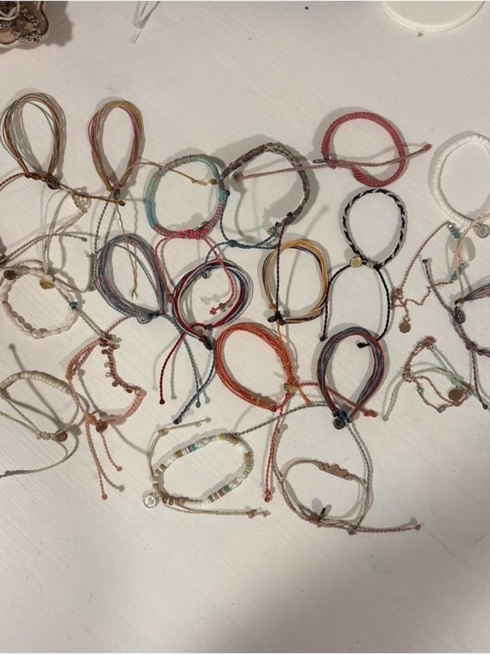 Adjustable Multicolor Cord Bracelet Set - Women Jewelry